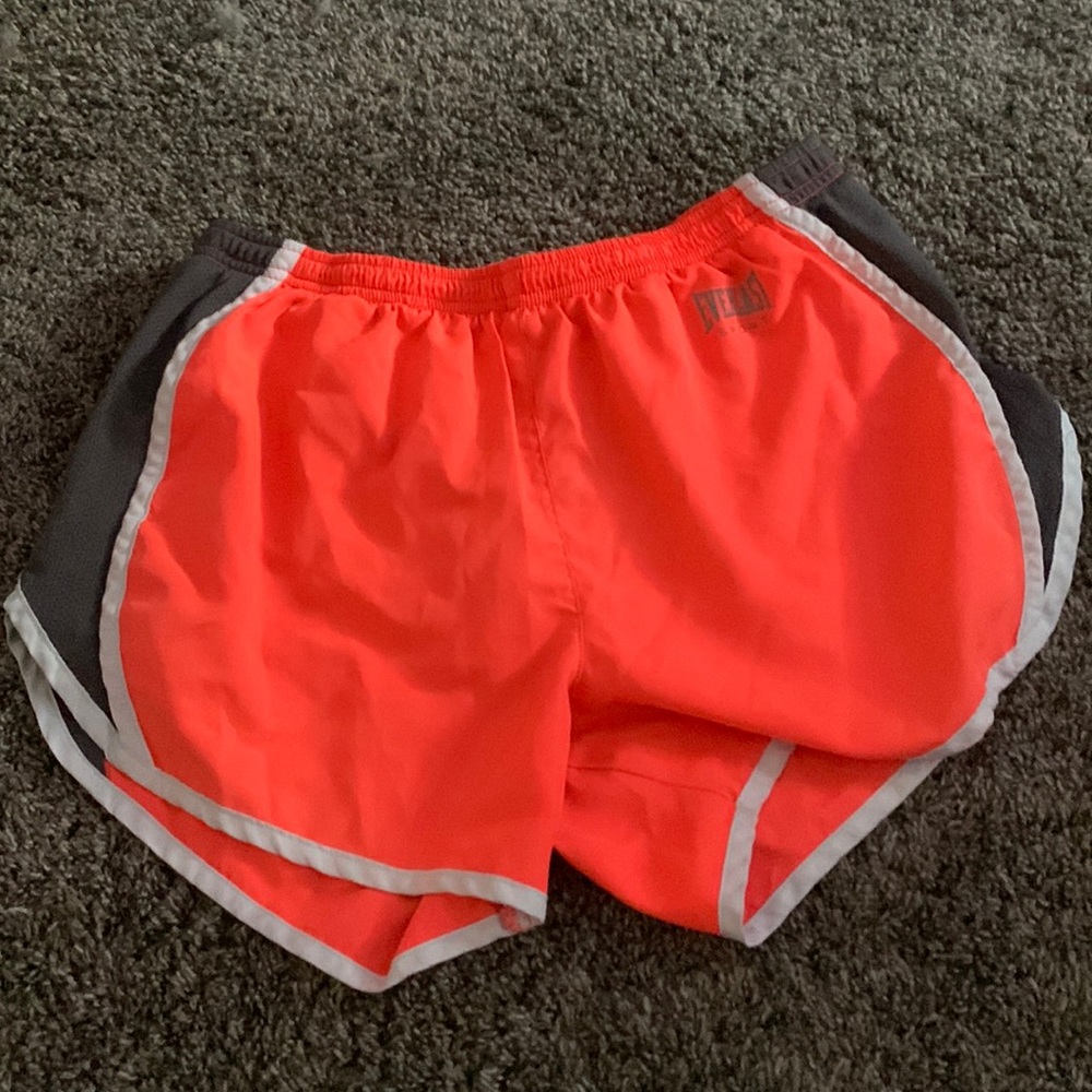 Women’s Everlast Sport Orange & Gray Running Shorts.